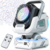 Bubble Machine,Bubble Maker for Party,Outdoor Toys for Kids,Rechargeable/with Remote Control / 7 Color RGB Lights,Wedding Birthd