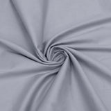 Homiest Pure Cotton Fabric by The Yard, 5 Yards x 60 Inch Light Gray Cotton Broadcloth Fabric, Soft & Breathable, Suitable for Q
