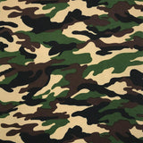 Army Green Camouflage Fabric 5oz/yd Polyester for Sewing Upholstery Home Camp Furnishing Projects (Pattern A, 2 Yard pre Cut, 59