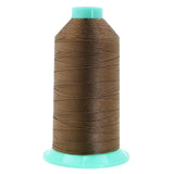 Mandala Crafts Size 346 210D T350 Bonded Nylon Thread - Coyote Brown 415 YDs Tex 350 Heavy Duty Sewing Threads for Leather, Jean