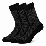 Rysn Calf Length Cotton Black Color Socks For Man | Durable & Breathable | AntiOdour, Antibacterial & Moisture Absorbent | Soft