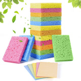 15 Pcs Cellulose Sponges for Kitchen & Bathroom, 5 Colors