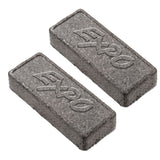 EXPO Block Eraser 81505 Dry Erase Whiteboard Board Eraser, Soft Pile, 5 1/8 W x 1 1/4 H Pack of 2