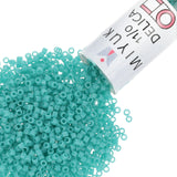 Miyuki Delica Seed Beads - Size 11/0 (1.6 mm), DB0729, Opaque Turquoise, 7.2 g, Approx. 1440 Beads, Made in Japan