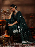 Libas Women'S Silk Blend Kurta Set (39051_Green Green 2Xl