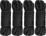 Boat Dock Lines 1/2 Inch x 16 ft Double Braid Nylon Dock Lines for Boats & Pontoons, Marine-Grade Nylon Dock Line with a 12 Eye,