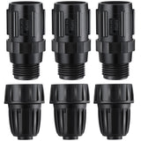 ElectricWise Drip Irrigation Pressure Regulator Faucet Adapter Kit, 3/4 FHT x 3/4'' MHT Pressure Regulator, 1/2 Inch Drip Irriga