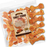 Gootoe Turkey Tendon Dog Treats, Bone (S) 1 lb, 100% USA Sourced Turkey, Natural Snack, Premium Puppy Chews, Hypoallergenic, Raw