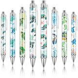 Ireer 8 Pcs Ballpoint Pens for Women 1.00 mm Cute Black Ink Fancy Pens Fine Point Smooth Writing for Journaling Aesthetic Office