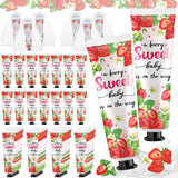 Swiffen 48 Sets Baby Shower Hand Cream Bulk Strawberry Baby Shower Favors Bridal Thank You Hand Cream for Guests Travel Size Lot