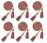 UIALECG 6 Pieces Graduation Cords,Rainbow Honor Cords,68 Inch