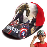 Vritraz Cartoon Character Printed Little Cap For Kids, Baby Girls & Boys 312 Years (Red) | Stylish Soft Fabric Adjustable Cap F