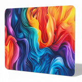 Lumireve Glass Gaming Mousepad, 13x16 inch Stereo Colorful Tempered Glass Mousepad, Professional Esport MousePads