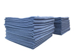DRI Professional Commercial Grade Lint Free ExtraThick Microfiber Cleaning Cloth 24 Pack Blue (300 GSM, 16 in x 16 in)