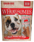 Wholesomes Bruno's Jerky Strips Grain-Free Moist Dog Treats 25 oz