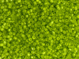 Seed Beads Size:11/0 50 gr / 1.76 oz (Lime Green Transparent Matte)