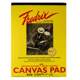 Fredrix Creative Series White Canvas Pad, 12 x 16