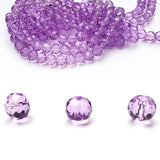 Chengmu 8mm Rondelle Glass Beads for Jewelry Making, Faceted Briolette Crytal Spacer Beads for Bracelet Necklace Earring, Crysta