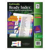 AVERY AVE11084 Ready Index Customizable Table of Contents Multicolor Dividers