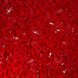 Miyuki Quarter Tila Beads - 2 Hole, 5x1.2x1.9 mm, 5 Grams Glass Beads Red (QTL408)