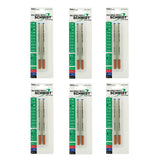 Schmidt 5888 Safety Ceramic Rollerball Fine Point 0.6mm Metal Tube, Blue, 12 Pack Blister (SC58216)