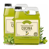 Cucina Dish Detergent Refill, Coriander and Olive Tree Scent, Concentrated Formula, Biodegradable, 33.8 fl oz (1 L) Bottles, 2 P
