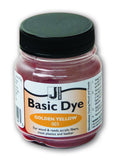 Jacquard Basic Dye .5oz Golden Yellow The Perfect Solution for Hard to Dye Materials Wood Reeds Straw Paper Leathe