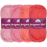 JubileeYarn Amigurumi Select Yarn - DK Acrylic - Shades of Pink - 4 Skeins