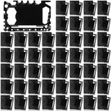 Cholemy 48 Pcs Credit Card Wallet Multitool 46 in 1 Metal Stainless Steel Survival Pocket Tool Bottle Opener Multipurpose Bulk f