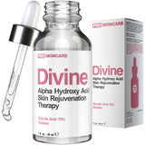 Glycolic Acid Peel 70% Professional Chemical Peel for Face at Home - Intense Alpha Hydroxy Acid Skin Peel For Acne Scars, Collag