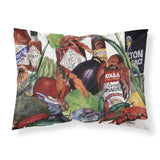 Caroline'S Treasures 8131Pillowcase Louisiana Spices Moisture Wicking Fabric Standard Pillowcase, Large, Multicolor