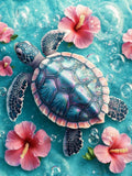 Ekuxom Turtle Diamond Art Kits for Adults, 5D Diamond Painting Kits for Adults Beginner, Full Drill Gem Painting Crafts Kits for