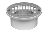 Oatey 3 in. or 4 in. PVC General Purpose Drain with 5 in. Stainless Steel ScrewTite Strainer