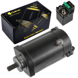 Caltric Starter And Relay Solenoid Compatible With Kawasaki Vulcan 1500 Vn1500 1996-2008