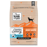 I AND LOVE AND YOU Baked and Saucy Dry Dog Food - Chicken + Sweet Potato - Prebiotic + Probiotic, Real Meat, Grain Free, No Fill