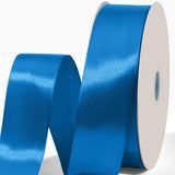 Funfery 100 Yard 1-1/2 Inch Blue Satin Ribbon for Gift Wrapping,Solid Color 1.5 inch Wide Blue Ribbon for Wedding Birthday Party