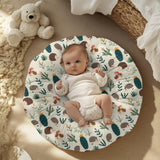 Goronwyfloyd Cacti and Hedgehogs Newborn Lounger Cover Removable Soft Comfortable Slipcover for Infant Lounger Pillow Cover Stai