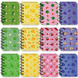 EKEZATA 24 Pcs MINI Sprial Notebook(80 Sheets) Cute Small Notebooks Bulk