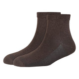 Young Wings Unisex Summer Ankle Length Socks, Breathable Mesh, AntiBacterial Socks Pack Of 1 Pair (Brown)