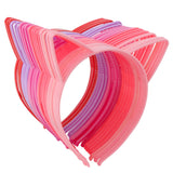 COCIDE 24Pcs Cat Ears Headbands Plastic Taylor Party Decorations Kitty Headbands for Girls Gabby Party Favors Birthday Supplies