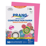 Prang (Formerly SunWorks) Construction Paper, Hot Pink, 9 x 12, 50 Sheets