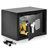 Serene Life Home Security Electronic Lock Box Safe with Mechanical Override, Digital Combination Lock Safe, LED Low Battery In