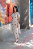 Gosriki Women'S Rayon Viscose Straight Printed Kurta With Pant (Ochi White-Gs_Xxl_White_Xx-Large),White,2,B0F13X63WN