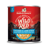Stella & Chewy's Wild Red Wet Dog Food - High Protein Chicken & Lamb Stew - Grain-Free Premium Recipe with 96% Animal Protein -