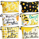 Reginary 6 Pcs Makeup Bags Purse Travel Cosmetic Pouch Waterproof Multifunction Makeup Pouch with Zipper Toiletry Bag Pencil Cas