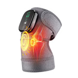 YUANBO Cordless Heated Knee Massager, 3-in-1 Knee Massage with Heat for Elbow Shoulder Wrap (Gray)