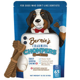 Bernie's Charming Chompers - Daily Dental Chews for Dogs 5-15 Lbs. - 65 Count - Cleans Teeth, Freshens Breath, + Boosts Oral-Gut