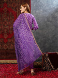 Gosriki Women'S Cotton Blend Straight Printed Kurta With Pant & Dupatta (Doremi Purple-Jl-Gs_L_Purple_Large),Purple,,B0D73WQPFS