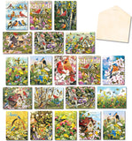 Leanin Tree, Wings and Wishes, Greeting Cards Assortment Box, Assorted Cards with Envelopes All Occasion, (20 Greeting Cards, 2