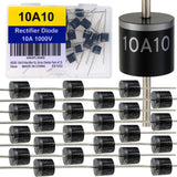 EEEEE 10A10 Diode Rectifier Diode 25pcs 10 Amp 10A 1000 Volt 1000V Electronic Silicon Diodes high-Current, high-Voltage Rectifie